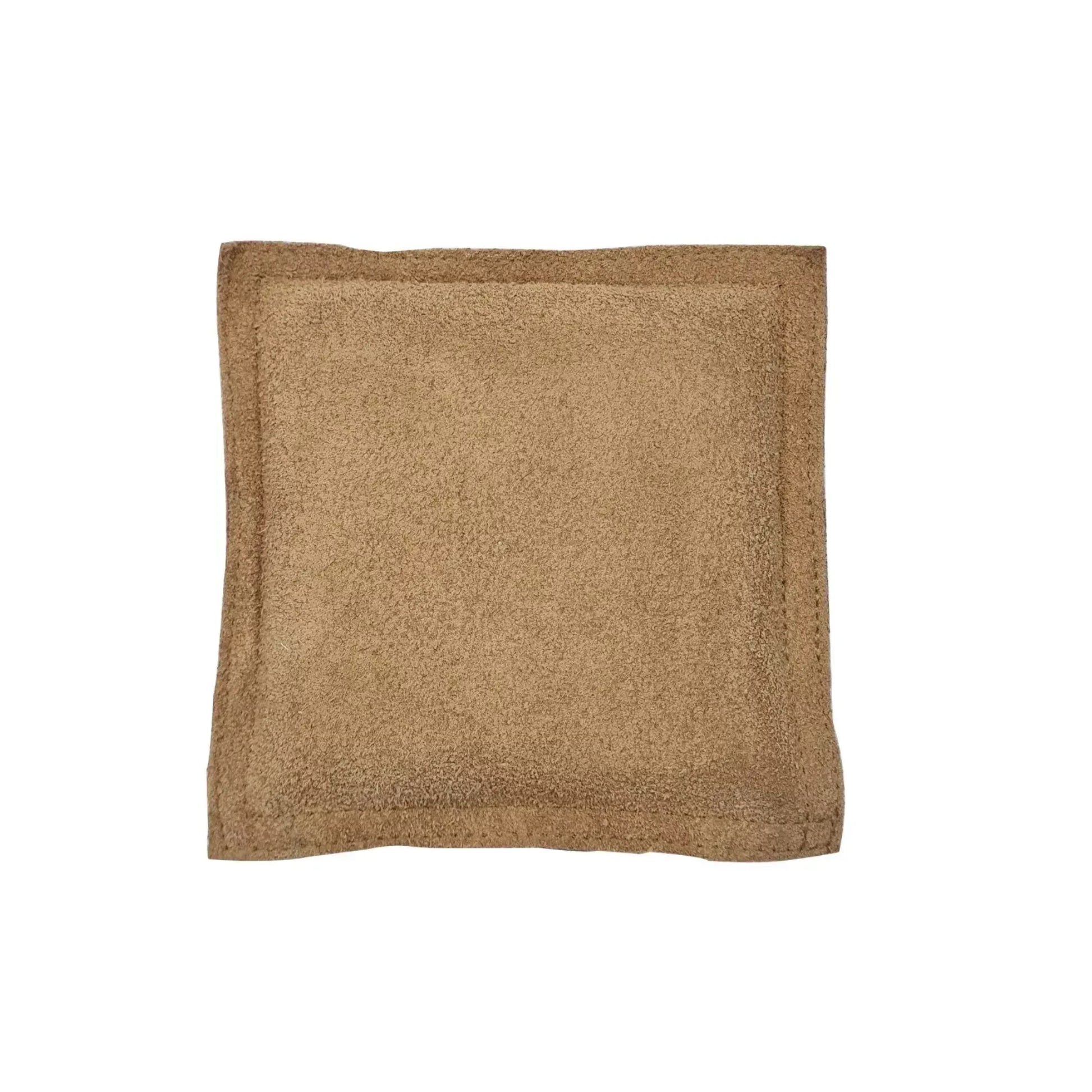 2 Pc 5" Round & Square Leather Sandbags Cushion - Metal Dapping Stamp Hammer