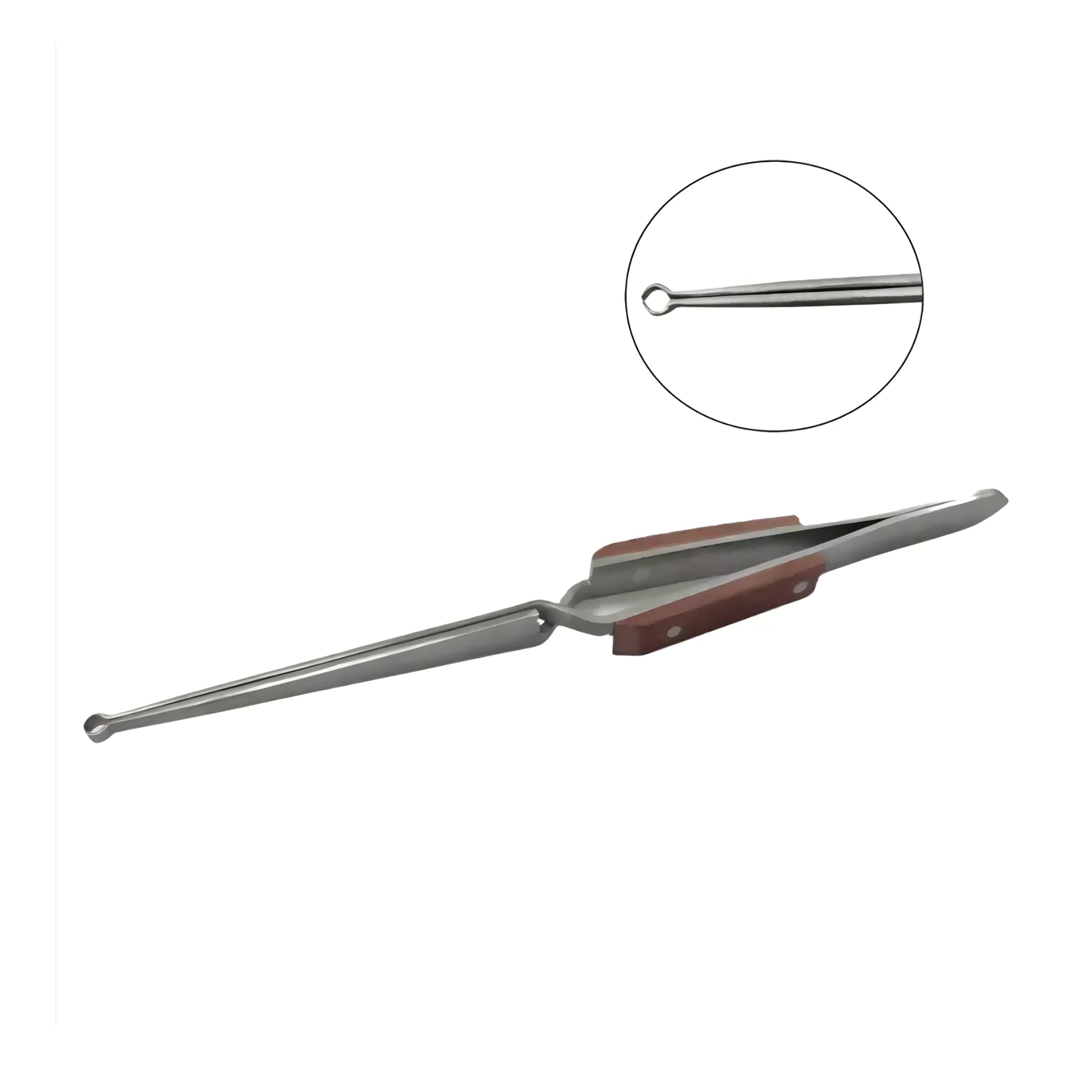 6-1/2" Long Tweezer Cross Locking for THICK Wire Holding (Hole Size:2.70 mm)