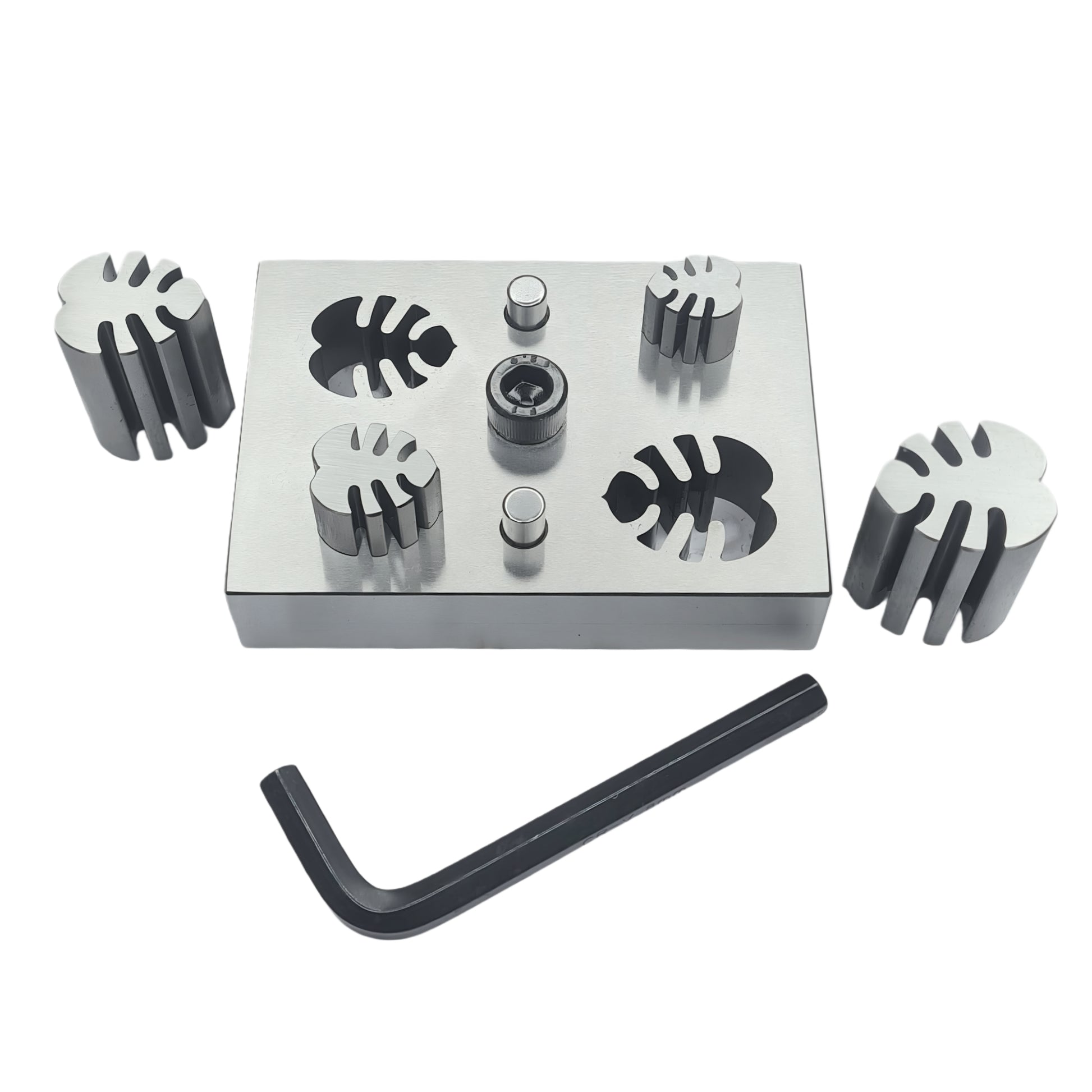 Monstera Leaf Shape Disc Cutter - Set of 4 Punches 16mm to 28mm - Jewelry Tools