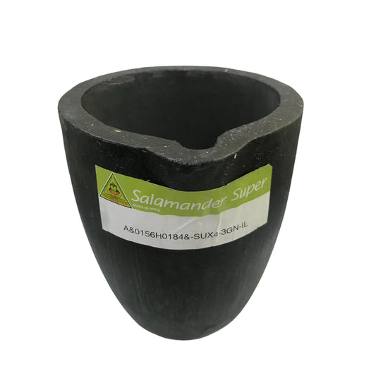 A1.5 - 2.1 Kg Salamander Super Clay Graphite Crucible Jewelry Making Gold Silver