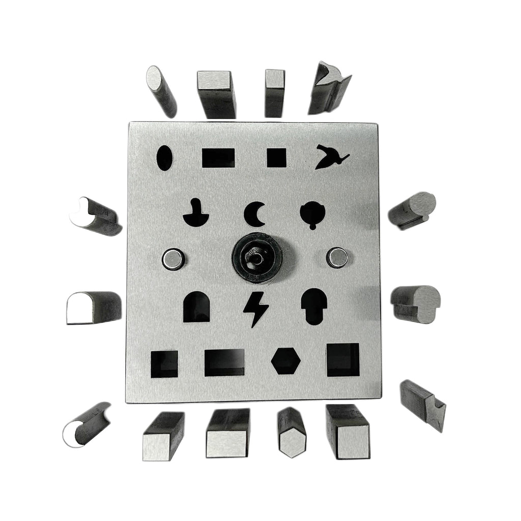 Multi Shape Disc Cutter Set of 14 Punches - 6mm to 8mm - Jewelry Dies