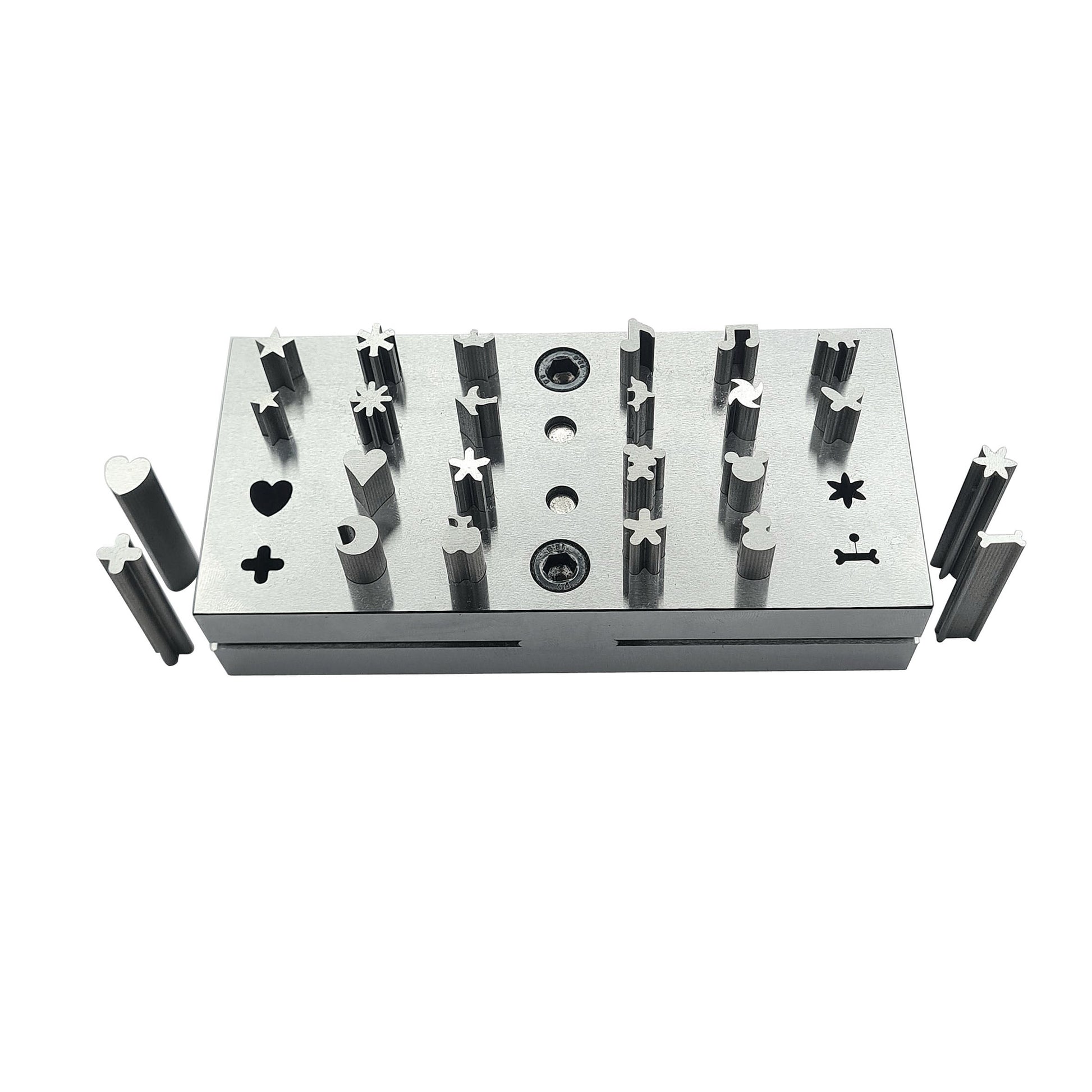 Multi Shape Disc Cutter Set of 24 Punches - 6mm to 8mm - Jewelry Dies