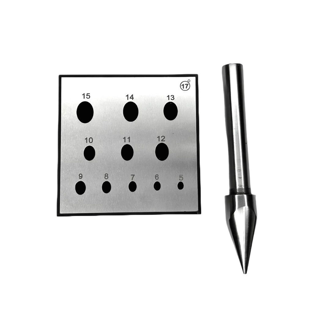 Oval Shape Bezel Block Punch Set 5mm to 15mm - Bezel Setting Set - Stone Setting