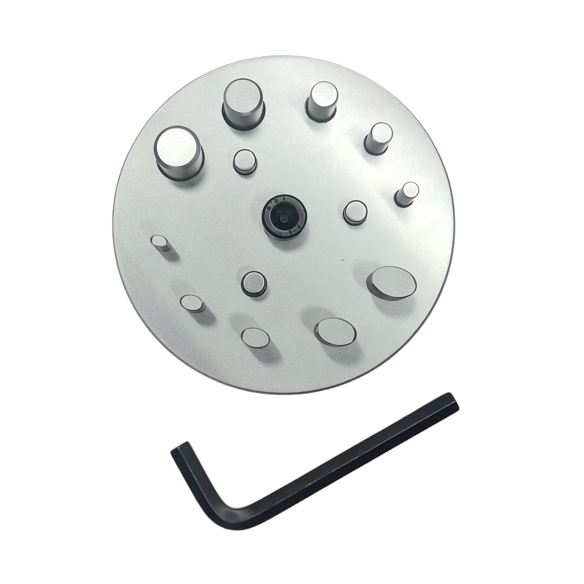 Disc Cutter 2 Different Shapes with 10 Punches - 5 Round & 5 Oval Size