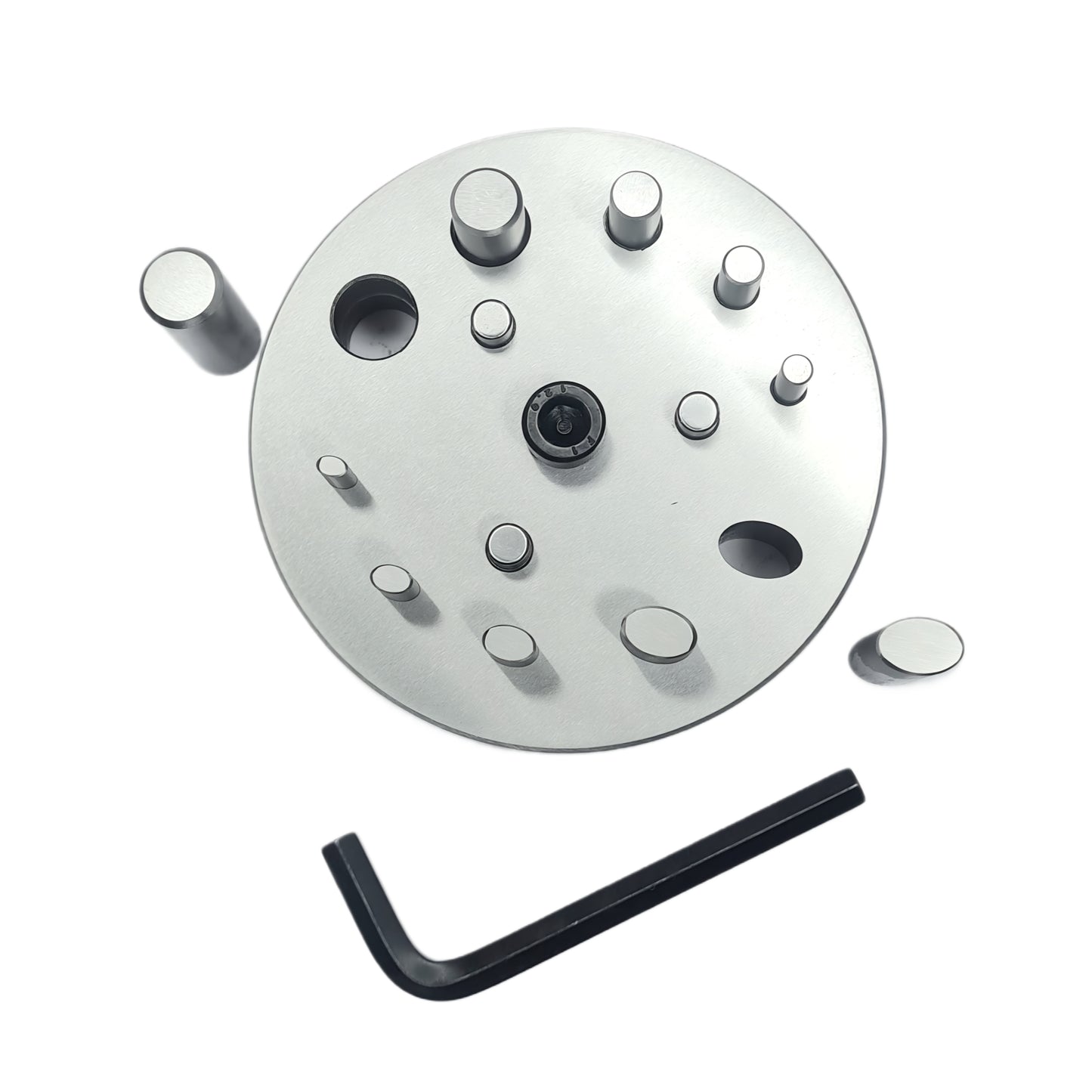 Disc Cutter 2 Different Shapes with 10 Punches - 5 Round & 5 Oval Size
