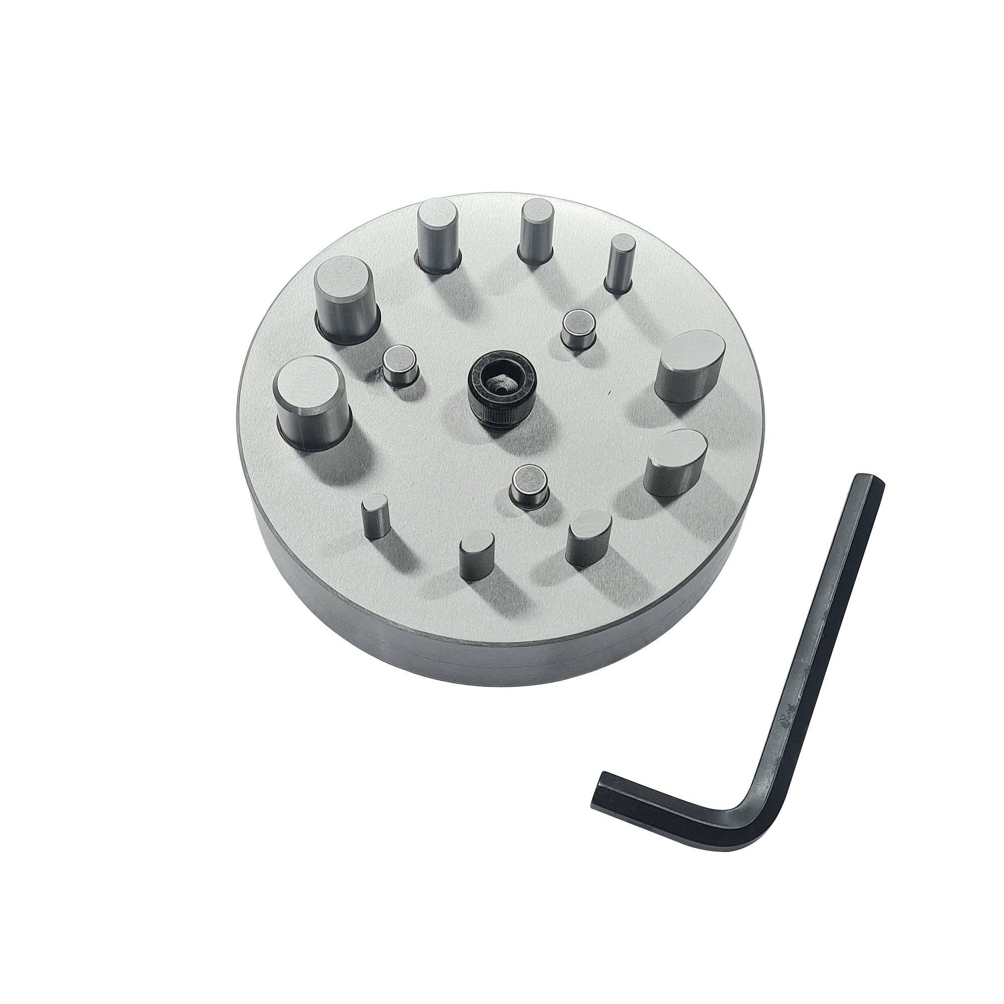 Disc Cutter 2 Different Shapes with 10 Punches - 5 Round & 5 Oval Size