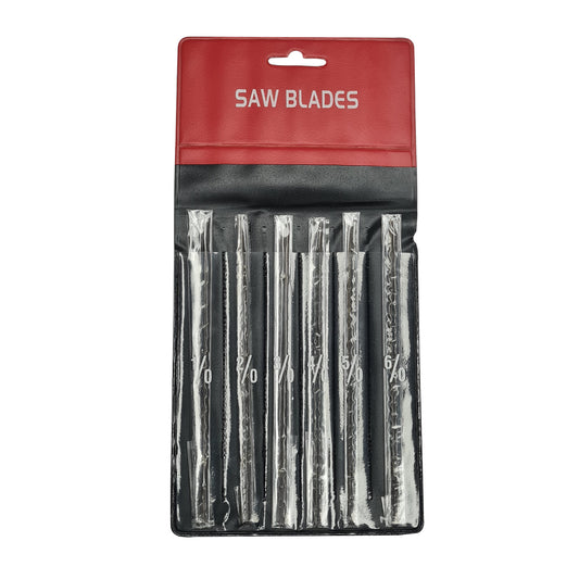 Sawblade Assortment 1 Gross (Each 24 Pcs) 1/0 - 6/0 - Pack of 144 Pcs