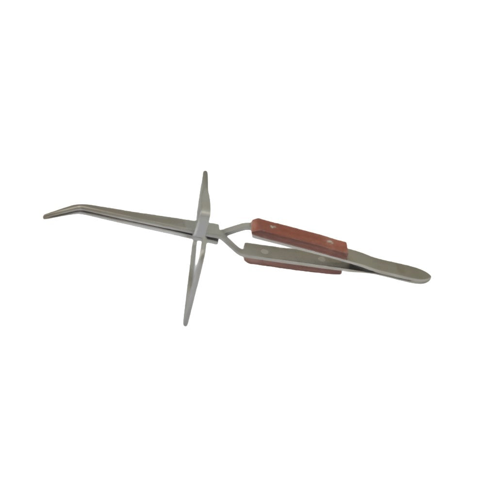 Set-2 Fiber Grip Tweezers Third Hand Type Tweezer Stand Up Frame Base Crosslock
