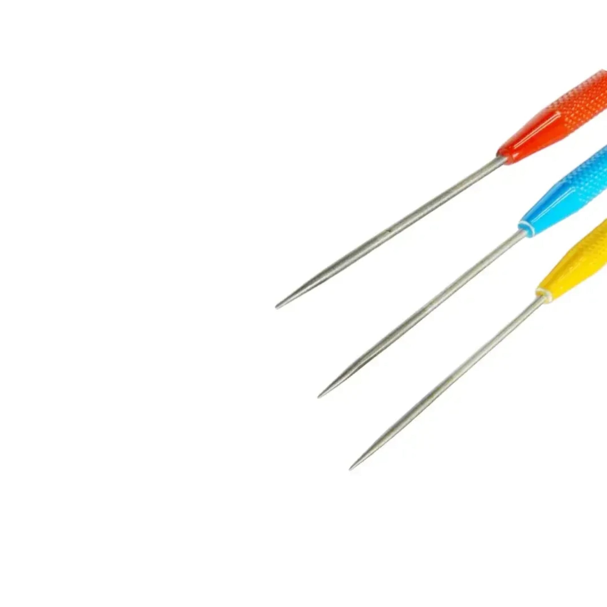 Set of 3 Titanium Non-Contaminating Soldering Picks Knurled Handle Jewelry Tools