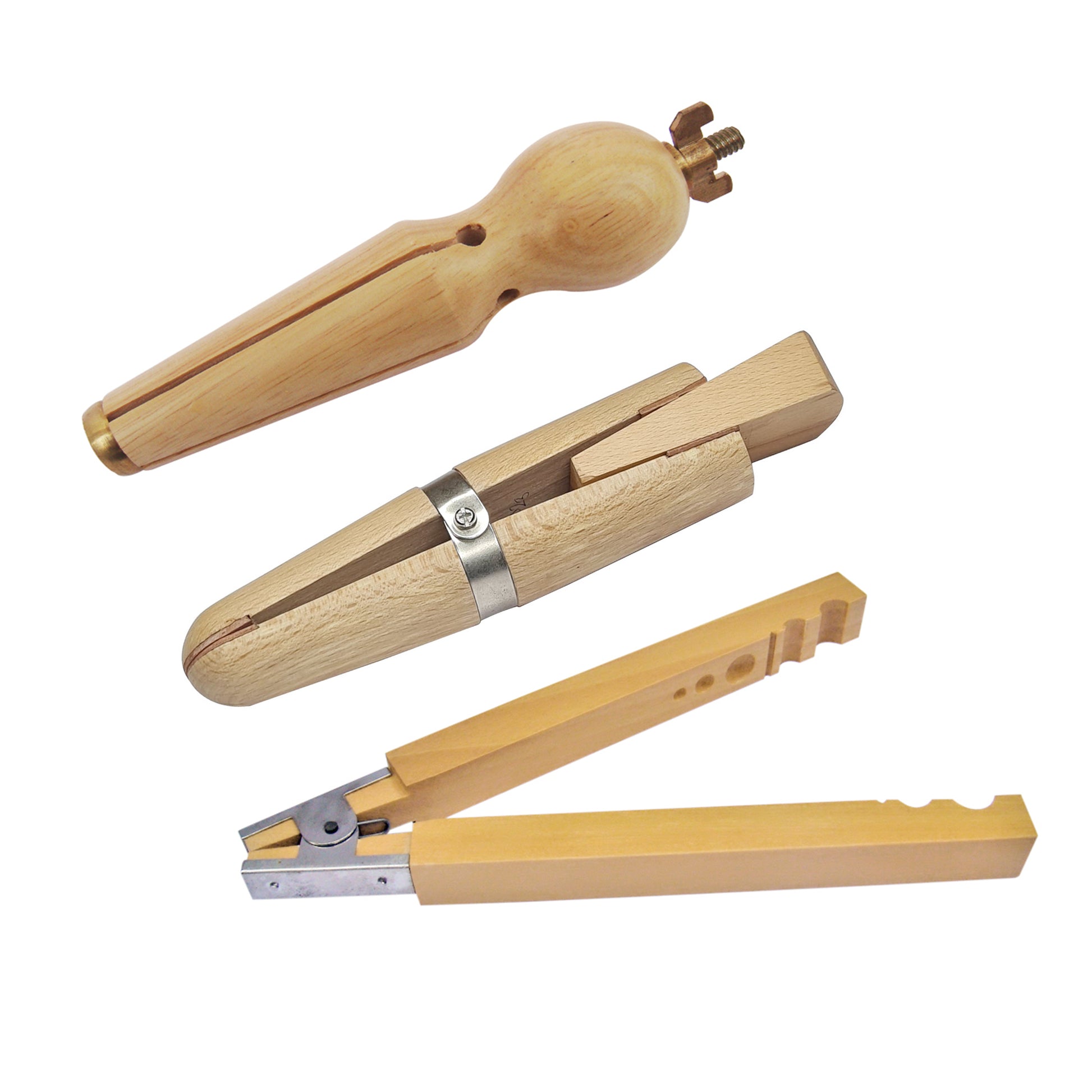 Jewelers Ring Clamp Inside Ring Holder Plier Hand Vise Tool for Jewelry Set of 3
