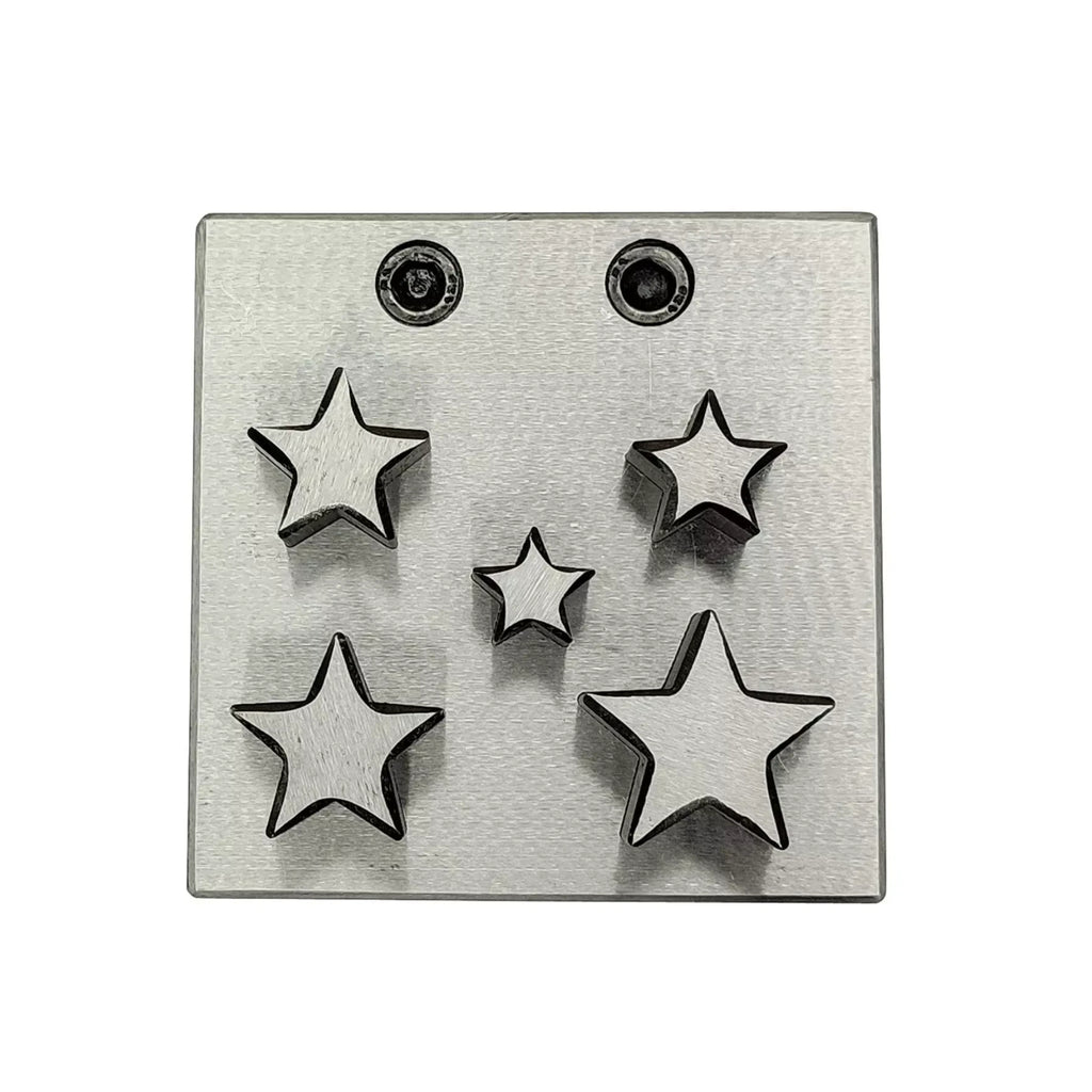 Star Shape Disc Cutter with Set of 5 Punches Size 12mm-25mm