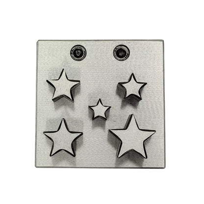 Star Shape Disc Cutter with Set of 5 Punches Size 12mm-25mm