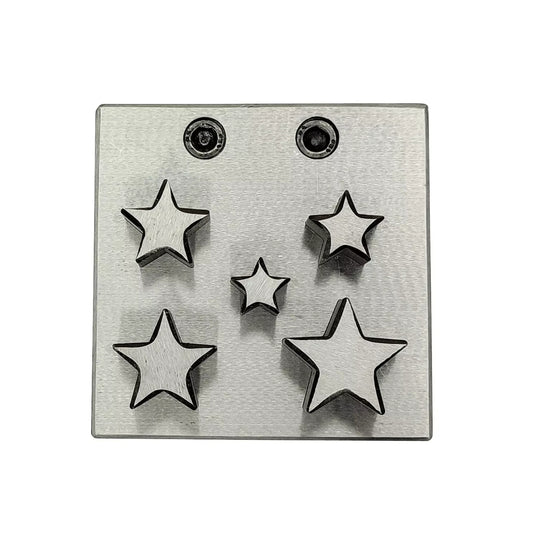 Star Shape Disc Cutter with Set of 5 Punches Size 12mm-25mm