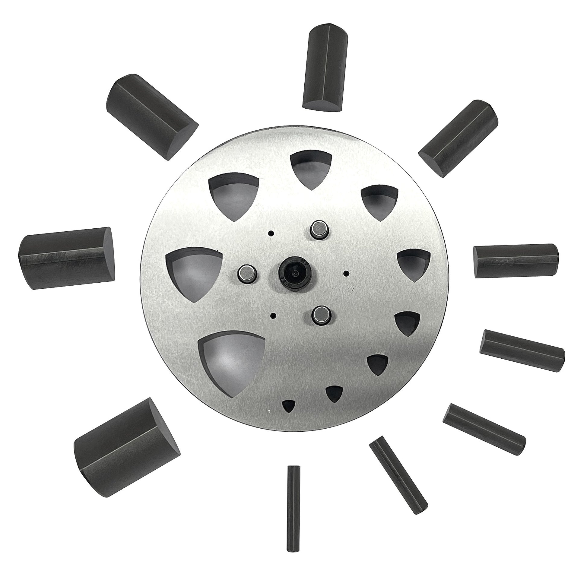 Trillion Shape Disc Cutter w/ Set of 10 Punches Size 6mm-31mm-Jewelry Making Die