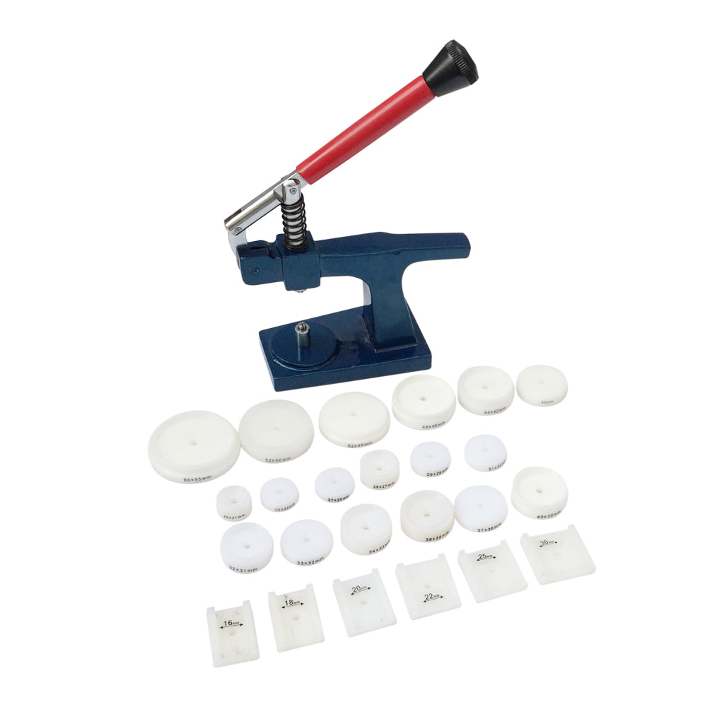 Watch Glass Fitting Machine with 24 Nylon Dies Professional Watch Repair Tool