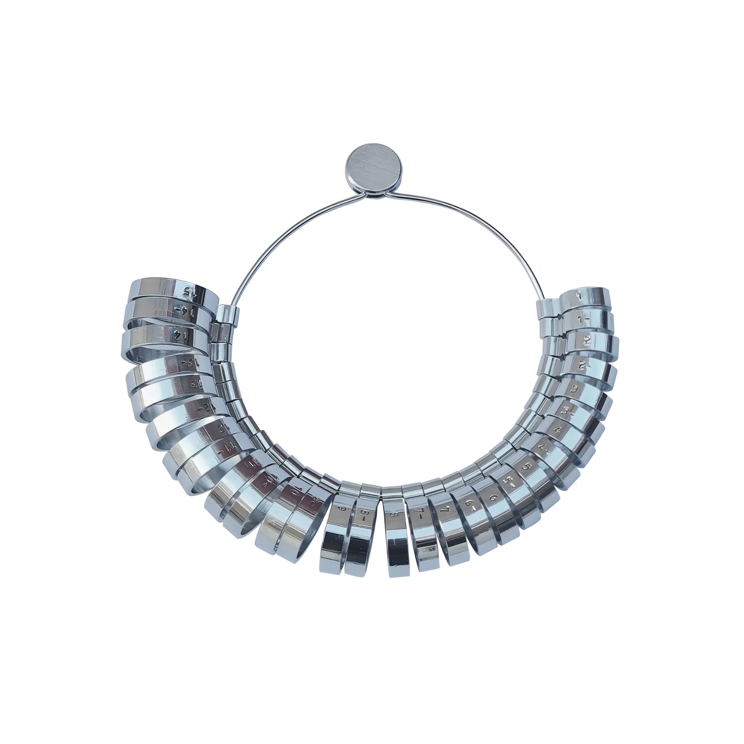 Wide Band Ring Sizer 1-15 Accurate Metal Ring Sizer (Wide Band)