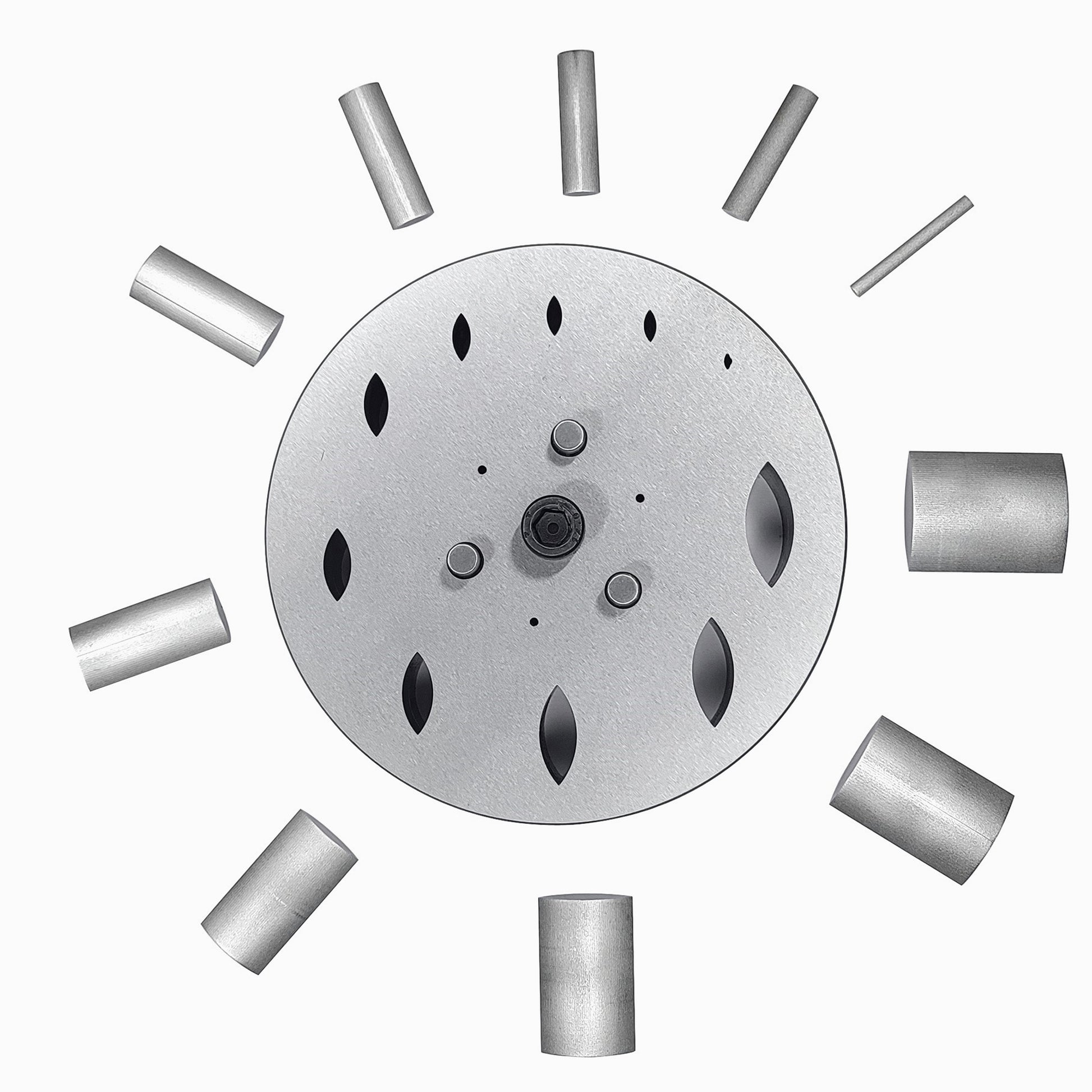 Marquise/Eye Shape Disc Cutter with Set of 10 Punches Size 5mm to 31mm
