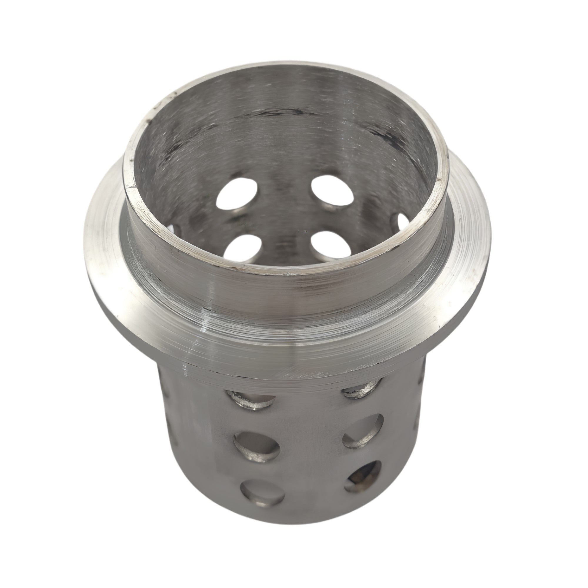 4"x 5.5" Perforated Flask with Flange Grade 304 Stainless Steel Centrifugal Tool