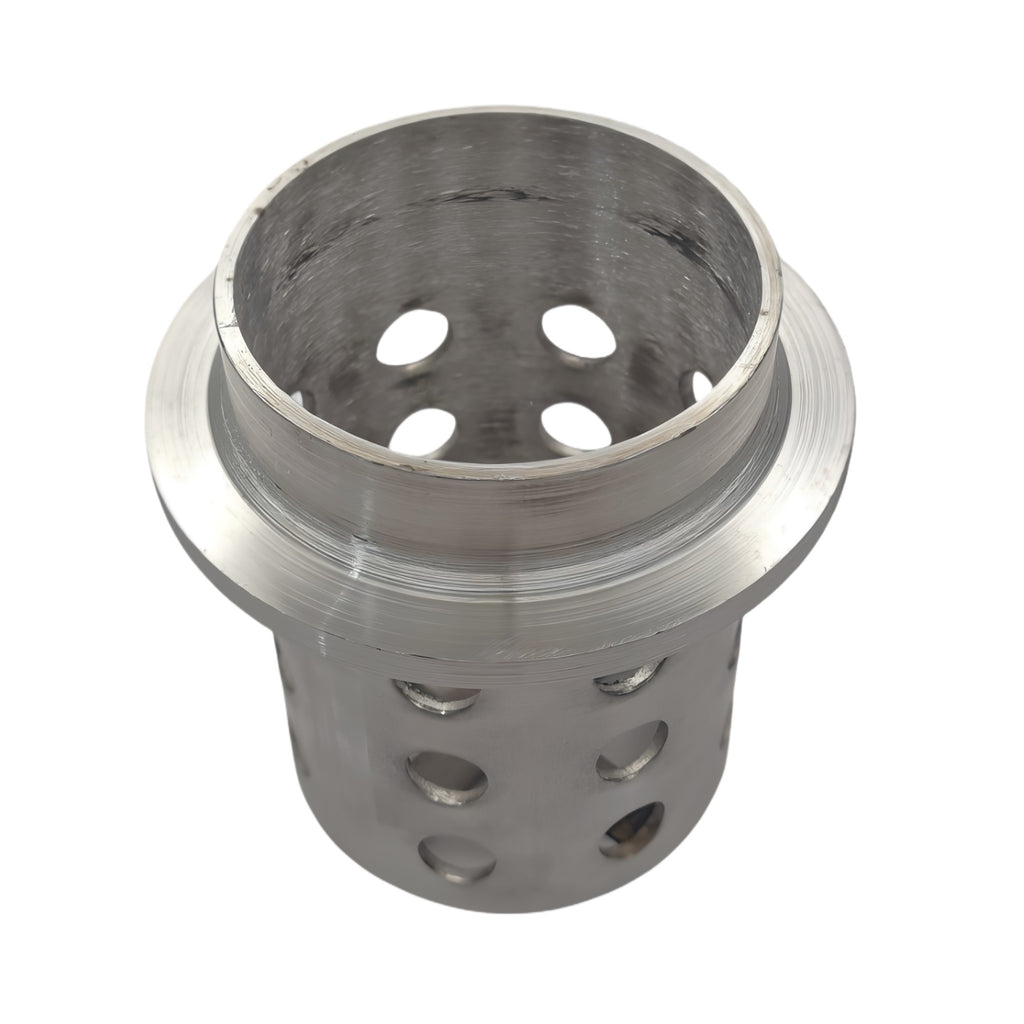 4"x 5.5" Perforated Flask with Flange Grade 304 Stainless Steel Centrifugal Tool