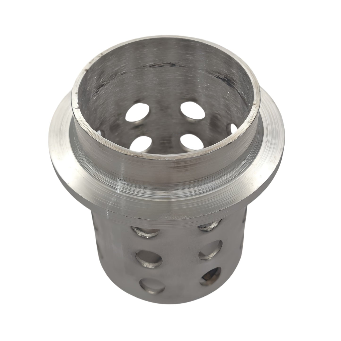 4"x 5.5" Perforated Flask with Flange Grade 304 Stainless Steel Centrifugal Tool