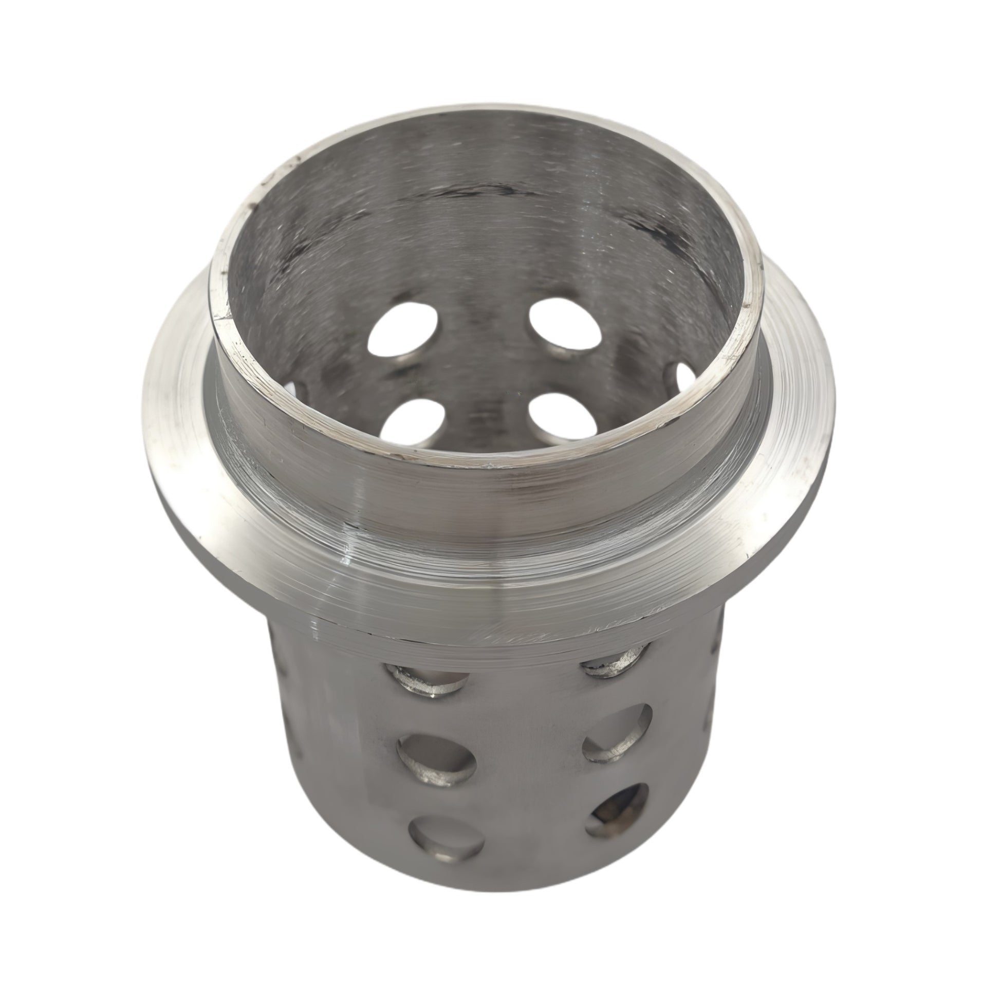 4"x 5.5" Perforated Flask with Flange Grade 304 Stainless Steel Centrifugal Tool
