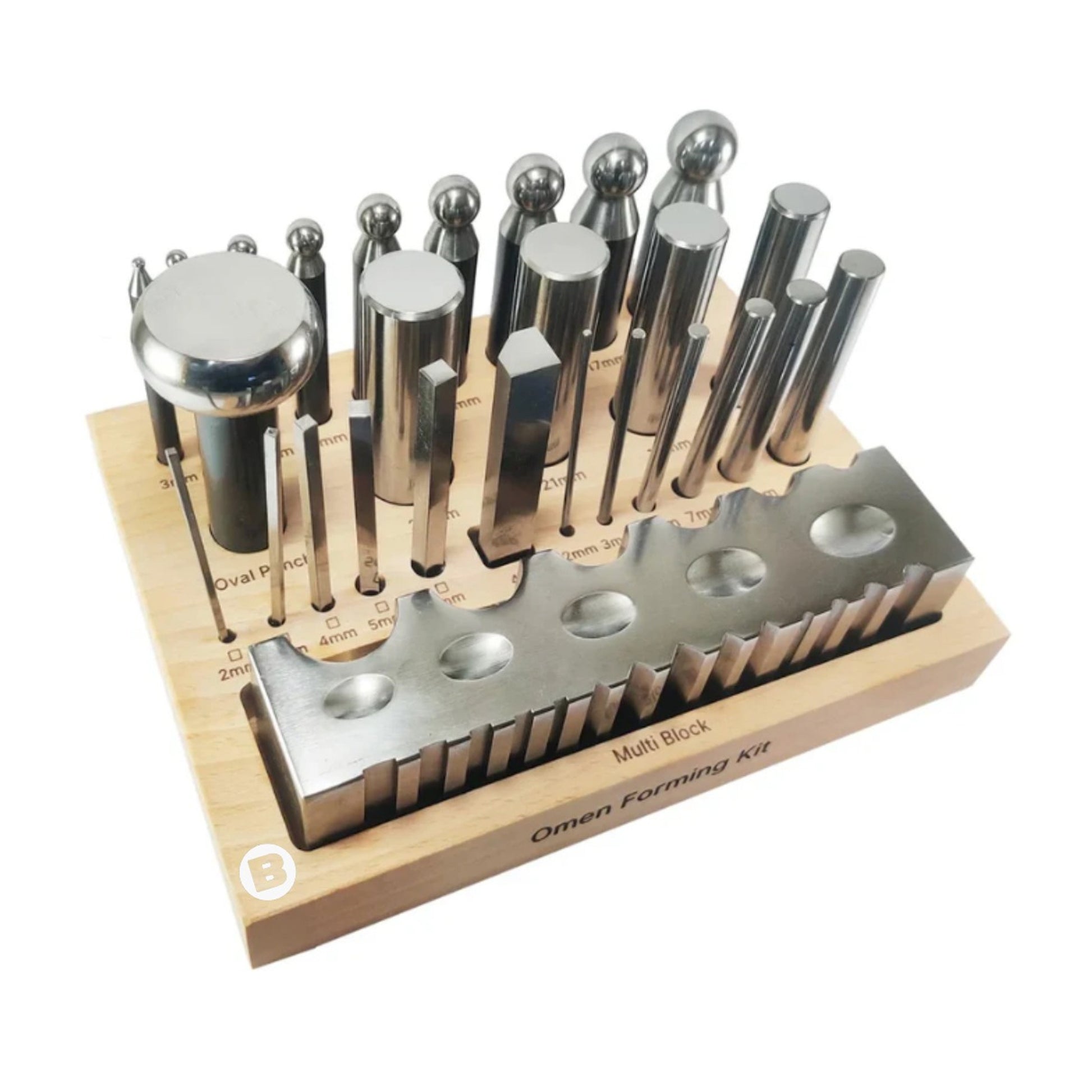 Omen Dapping and Forming Set - Swage Kit - Jewelry Tool Kit - Dapping Tool Set