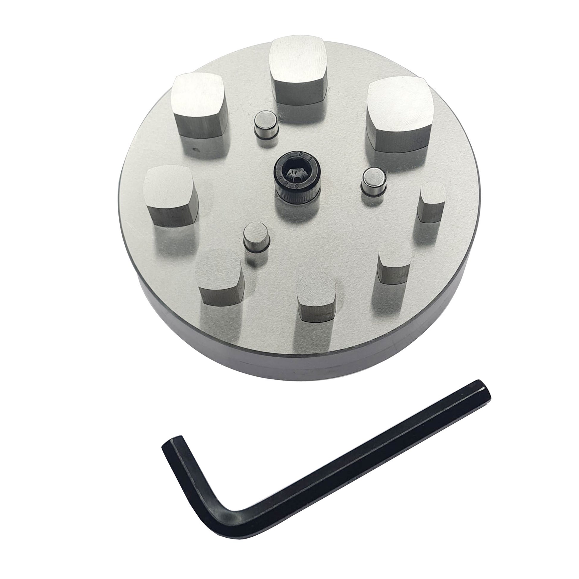 Puffed Square Shape Disc Cutter with Set of 8 Punches Size 8mm-22mm