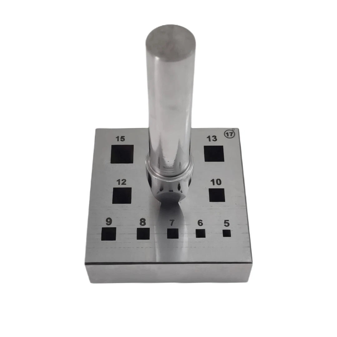 Square Shape Bezel Block Punch Set 5mm to 15mm-Bezel Setting Set - Stone Setting