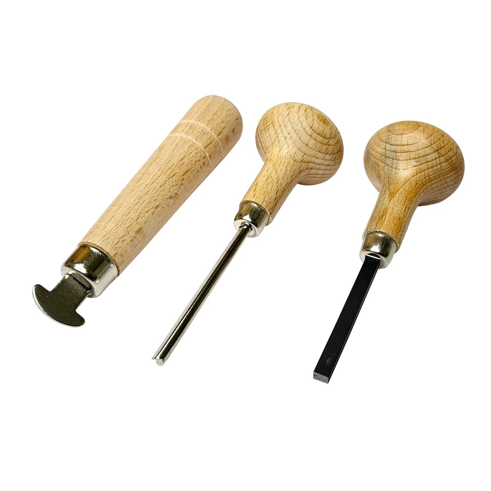 Jewelers Stone Setting Bezel Pushing Set With Ring Clamp Wooden-Jewelry Tool Set
