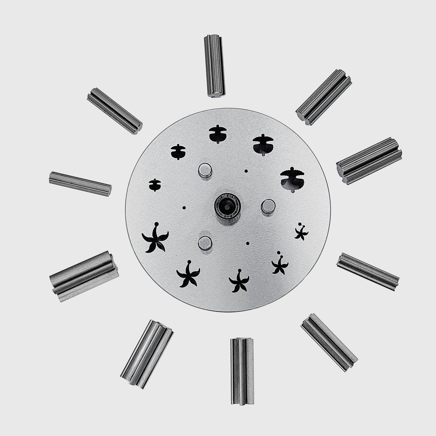 Disc Cutter 2 Different Shapes with 10 Punches - 5 Starfish & 5 Sea Shell Shape