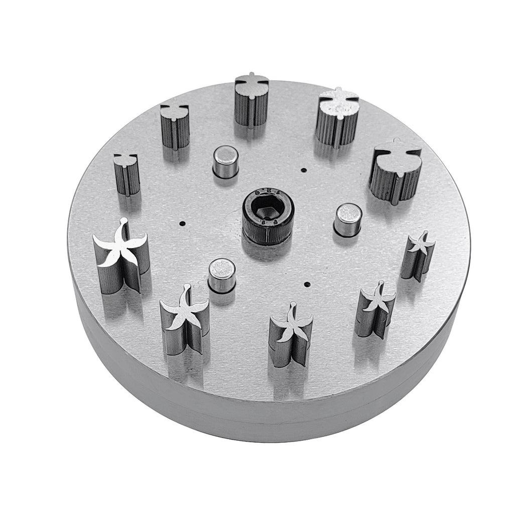 Disc Cutter 2 Different Shapes with 10 Punches - 5 Starfish & 5 Sea Shell Shape
