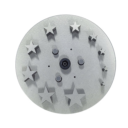 Star Shape Disc Cutter with Set of 10 Punches Size 4mm-31mm