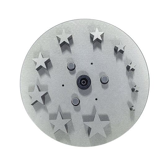 Star Shape Disc Cutter with Set of 10 Punches Size 4mm-31mm