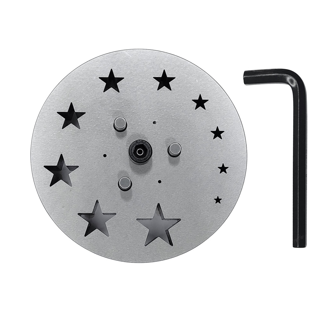 Star Shape Disc Cutter with Set of 10 Punches Size 4mm-31mm