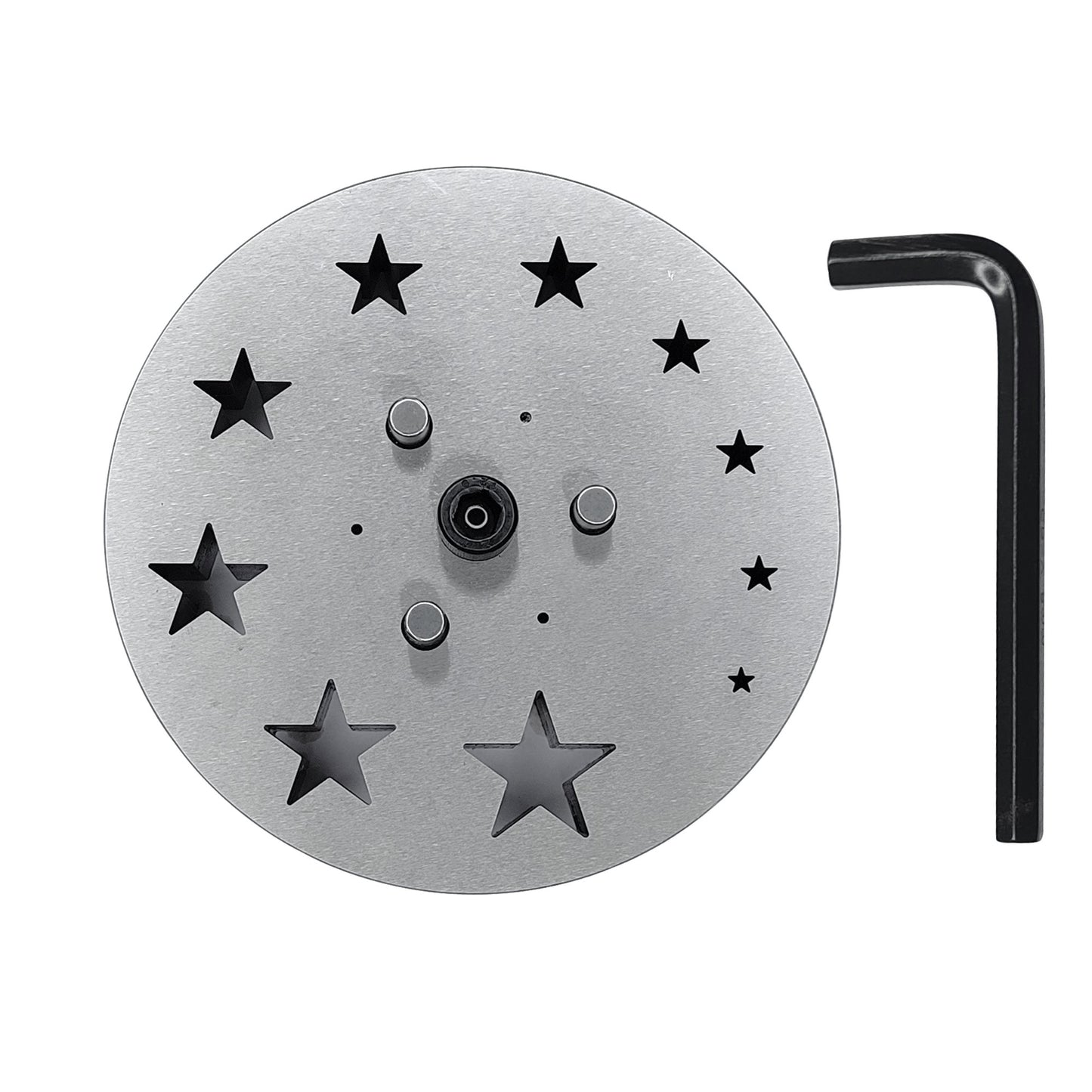Star Shape Disc Cutter with Set of 10 Punches Size 4mm-31mm