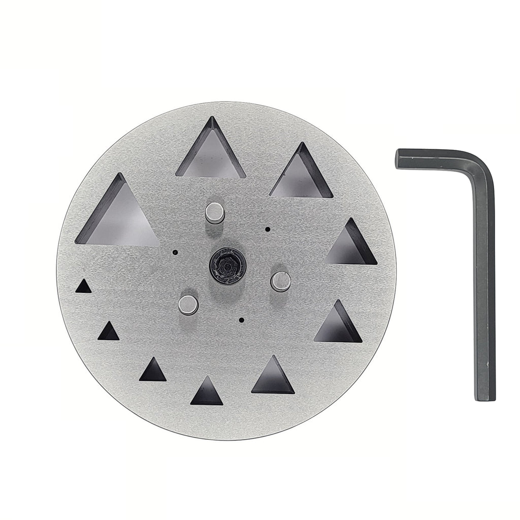 Triangle Shape Disc Cutter with Set of 10 Punches Size 4mm-31mm