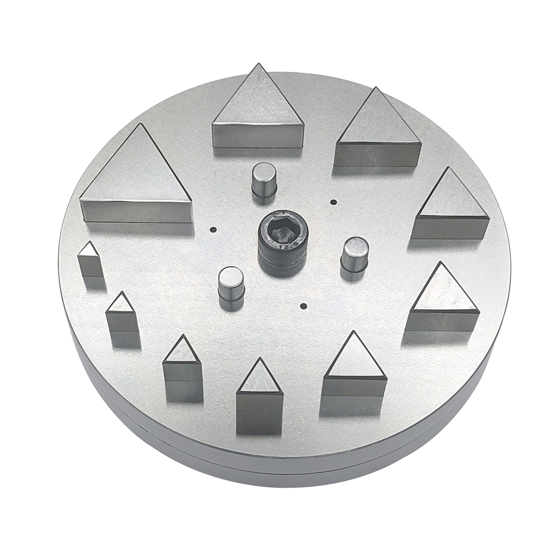 Triangle Shape Disc Cutter with Set of 10 Punches Size 4mm-31mm